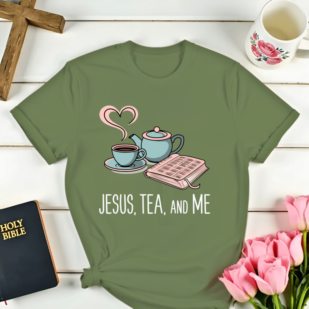 Jesus Me and Tea T-Shirt