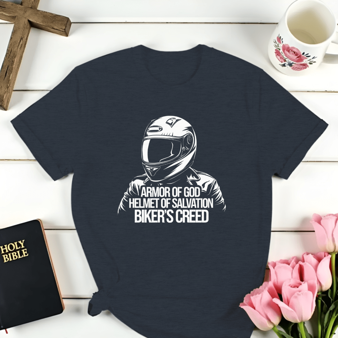 Biker Armor Of God T-Shirt