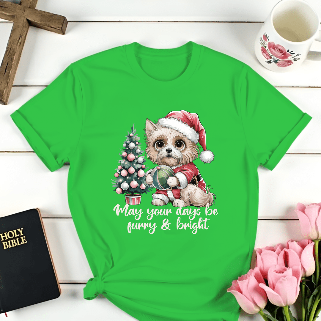 Furry & Bright Christmas T-Shirt
