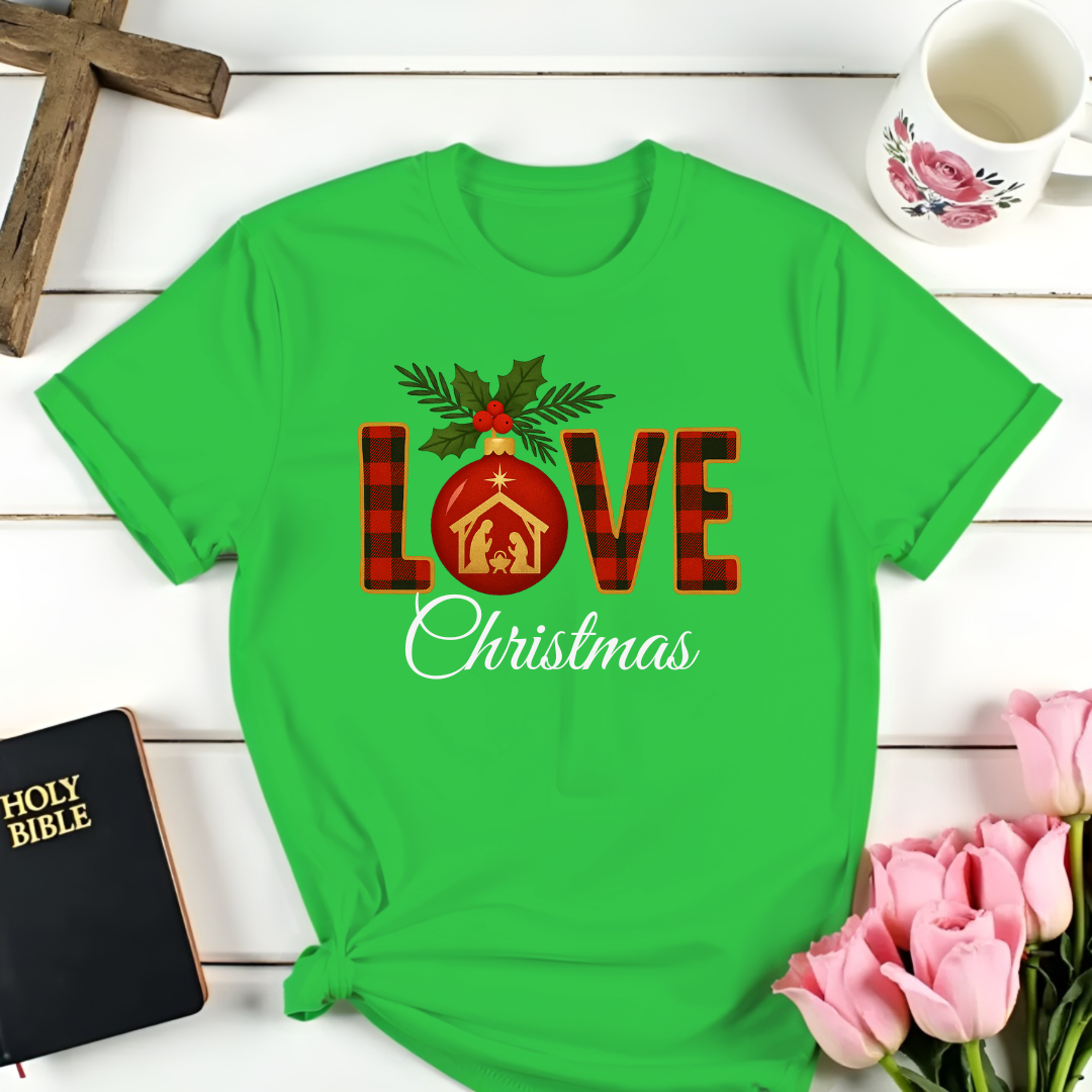 Love Christmas Nativity T-Shirt