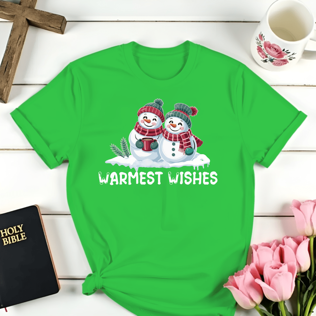 Warmest Wishes Snow-Couple T-Shirt