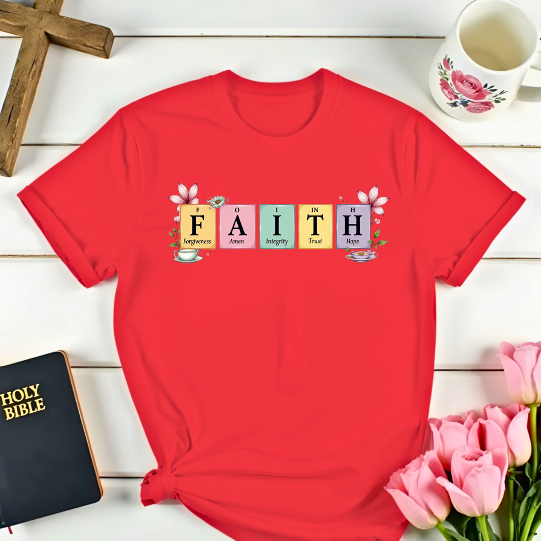 Faith Table of Elements T-Shirt