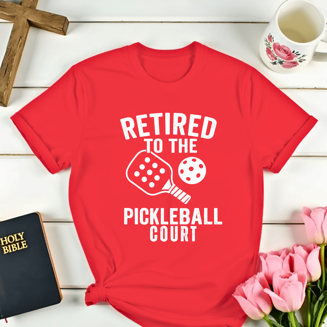 Retired Pickleball Court T-Shirt