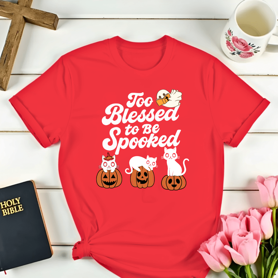 Too Spooked Cat T-Shirt