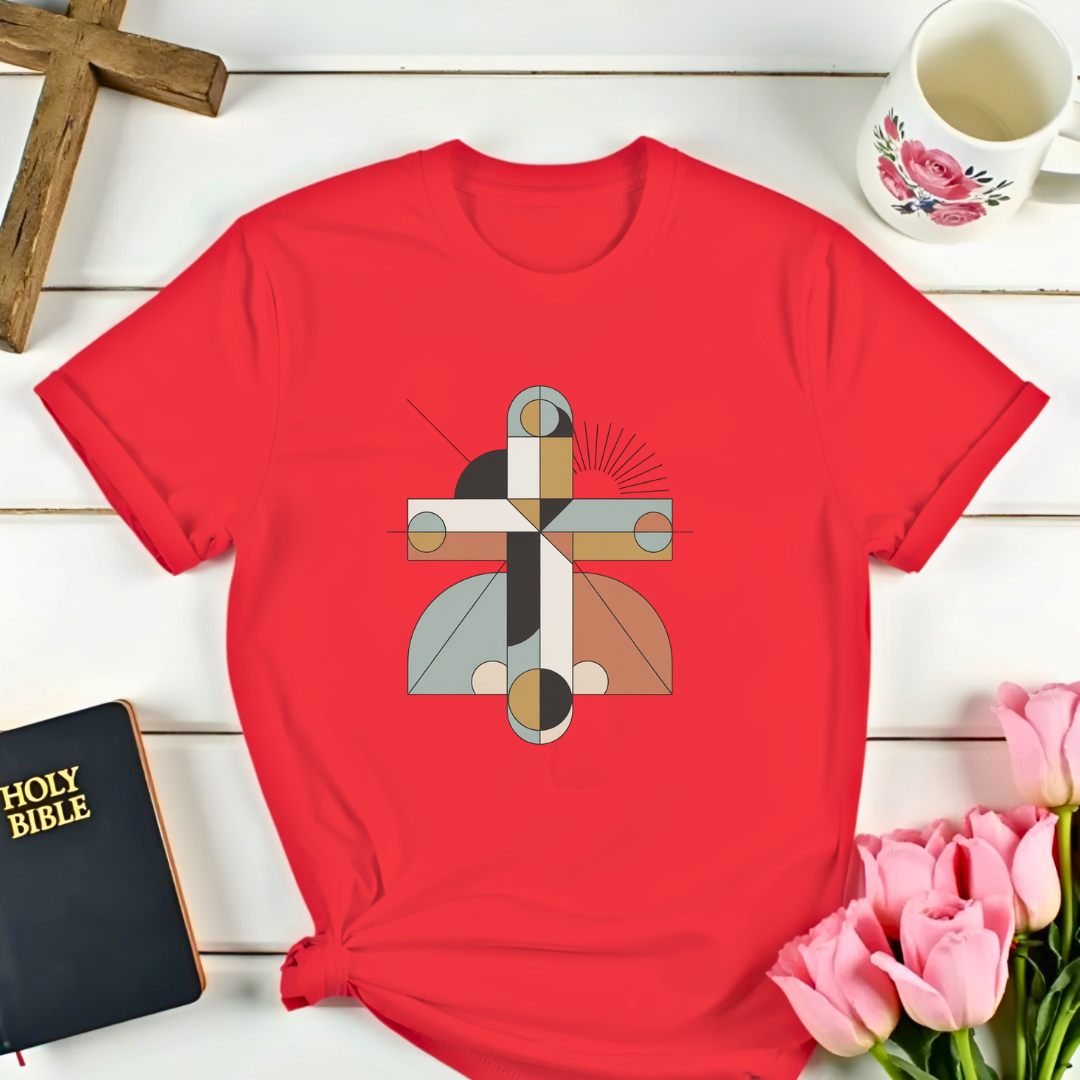 Geometric Cross T-Shirt