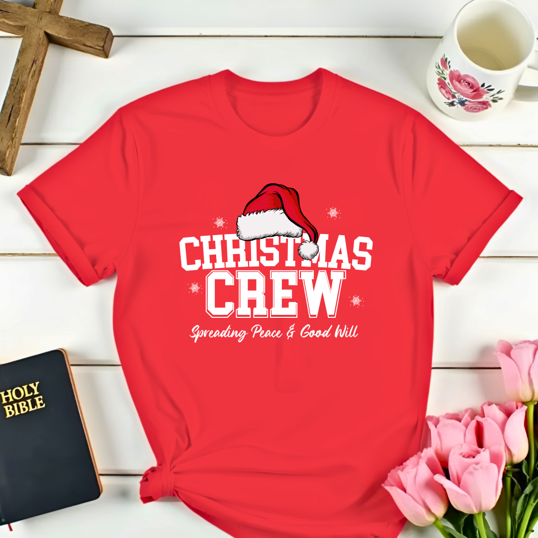 Christmas Crew Peace T-Shirt