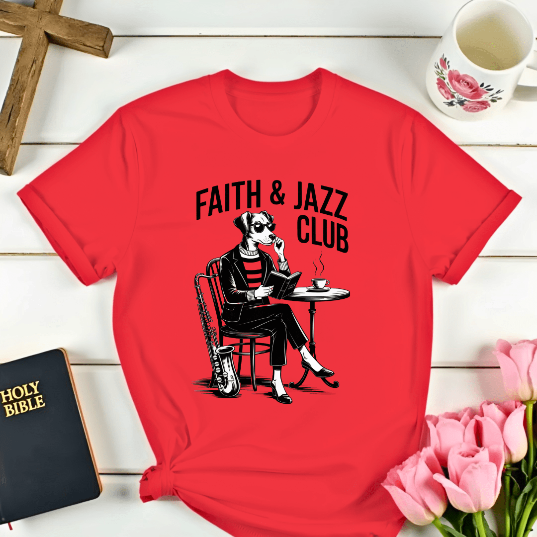 Faith and Jazz Club T-Shirt - Kozzy Co