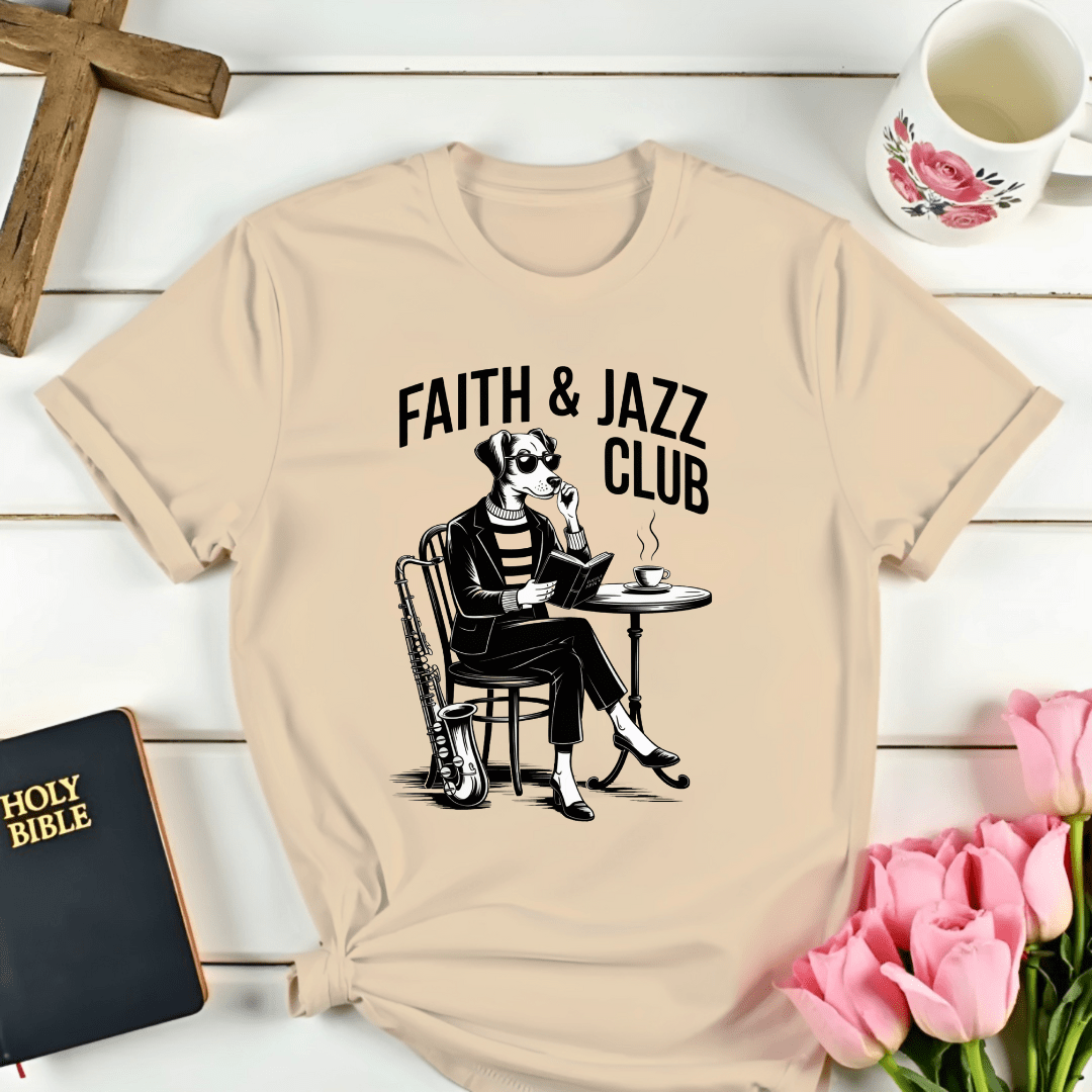 Faith and Jazz Club T-Shirt - Kozzy Co