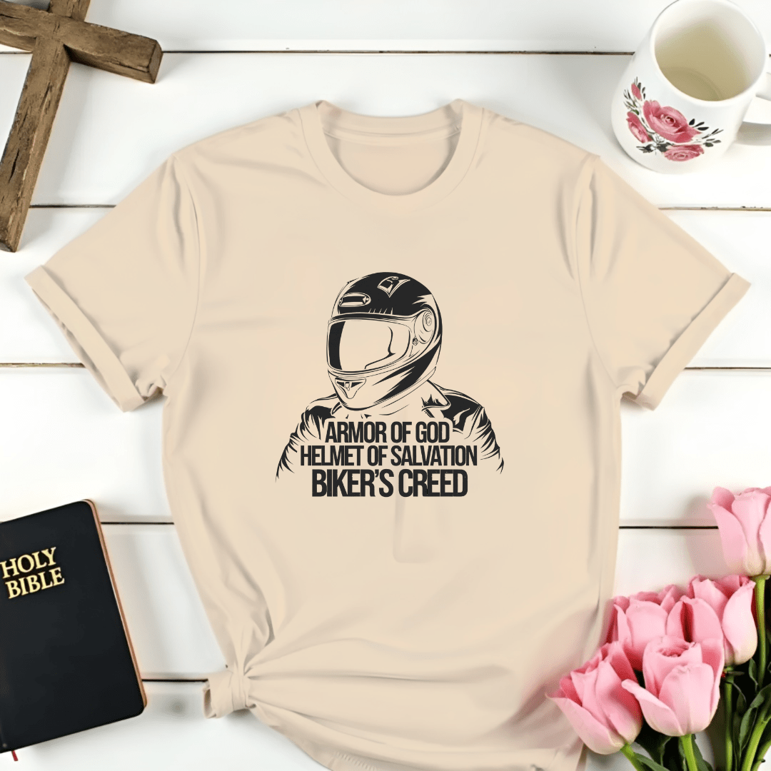 Biker Armor Of God T-Shirt