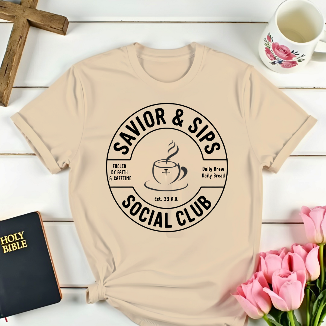 Savior & Sip Social Club T-Shirt