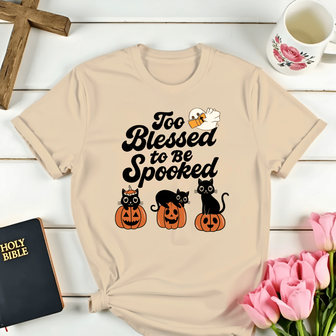 Too Spooked Cat T-Shirt