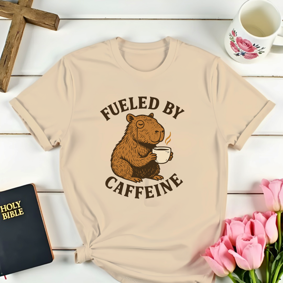 Capybara Caffeinated T-Shirt