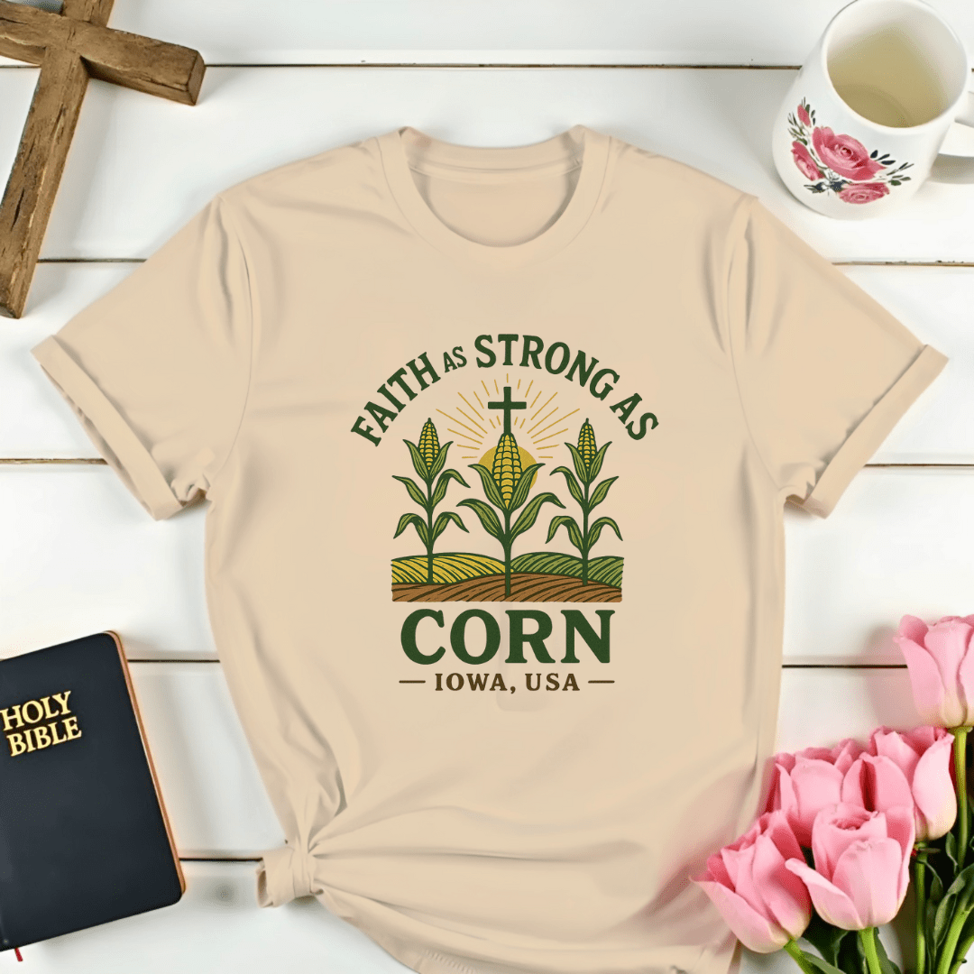 Faith As Strong As Corn T-Shirt