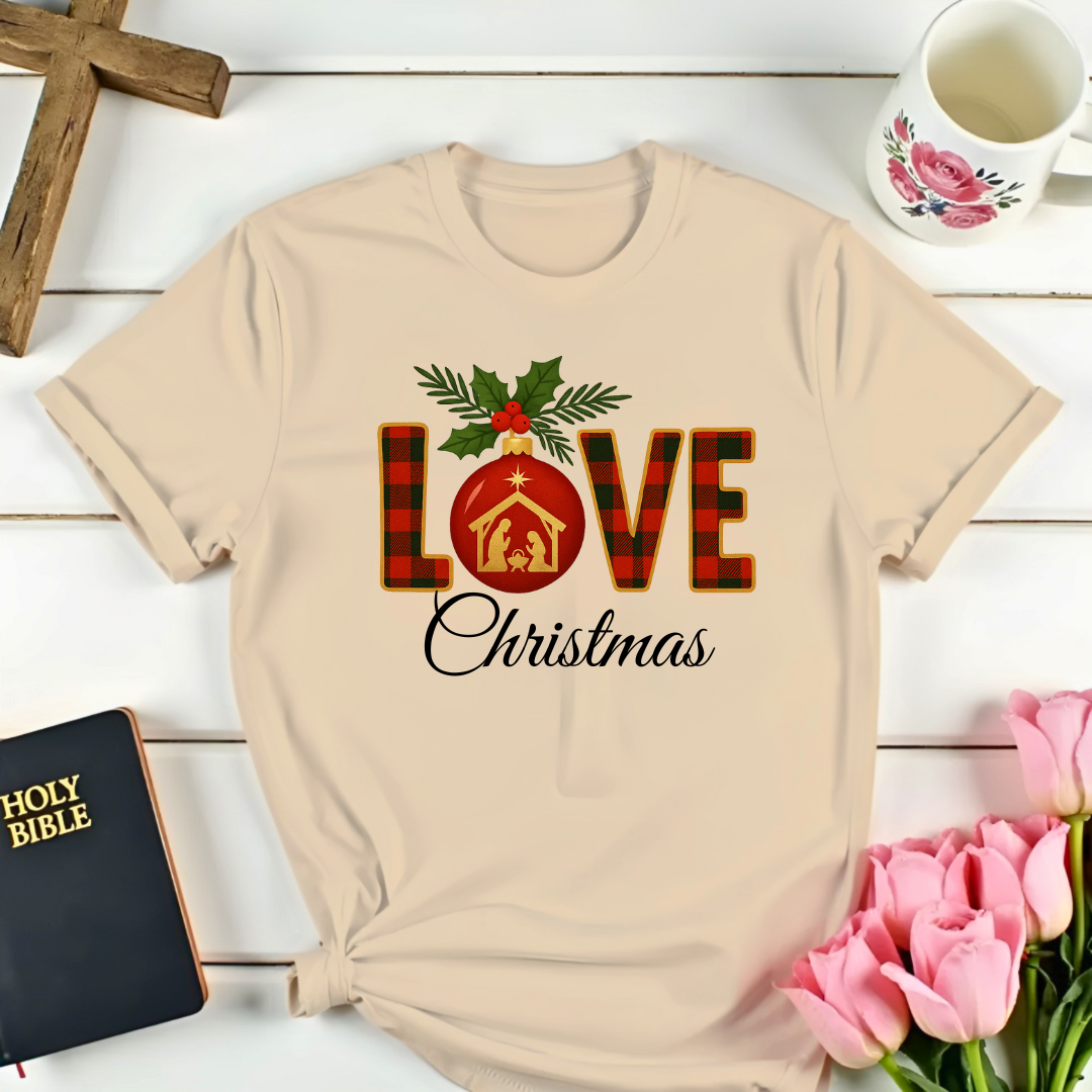 Love Christmas Nativity T-Shirt