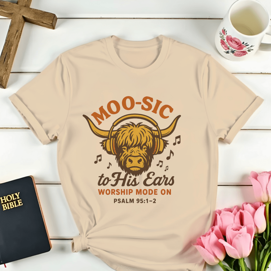 Moo-sic To HIS Ear T-Shirt