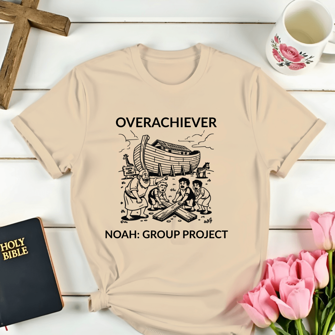 Overachiever: Noah's Group Project T-Shirt - Kozzy Co