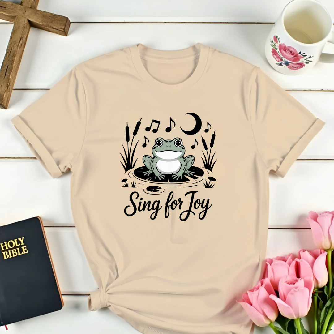Sing For Joy Frog T-Shirt