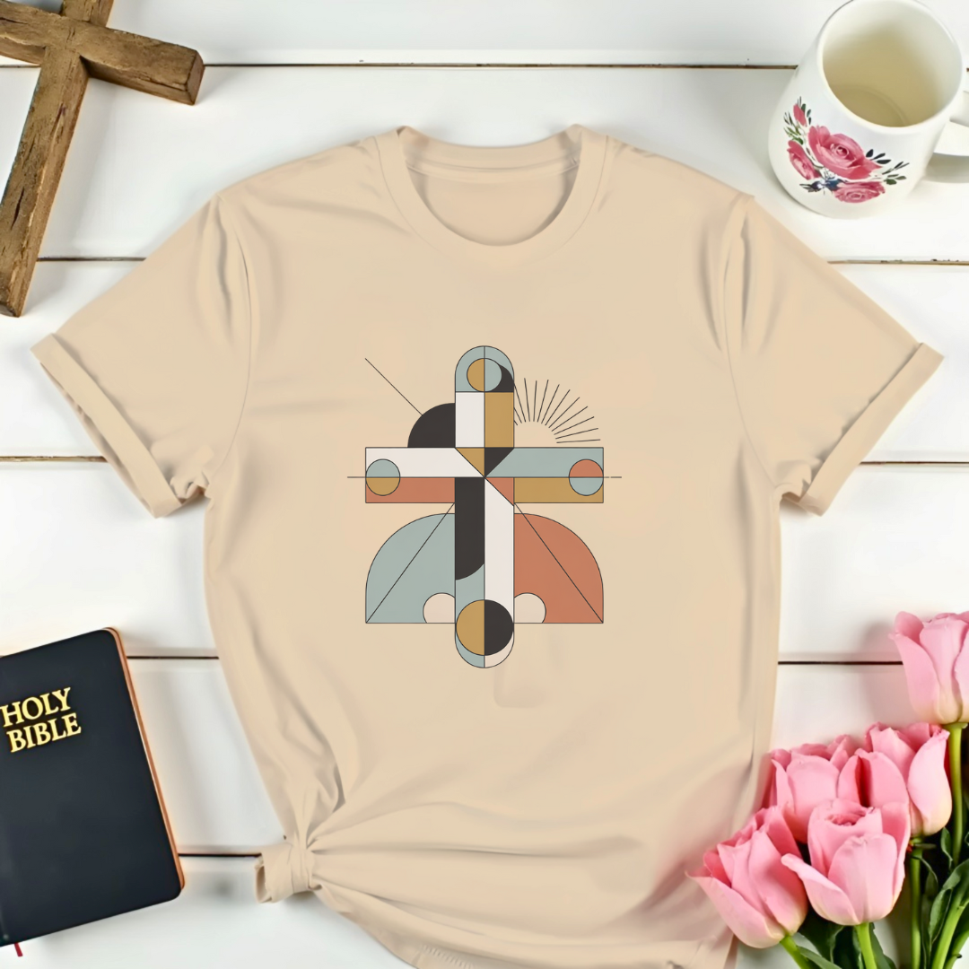 Geometric Cross T-Shirt