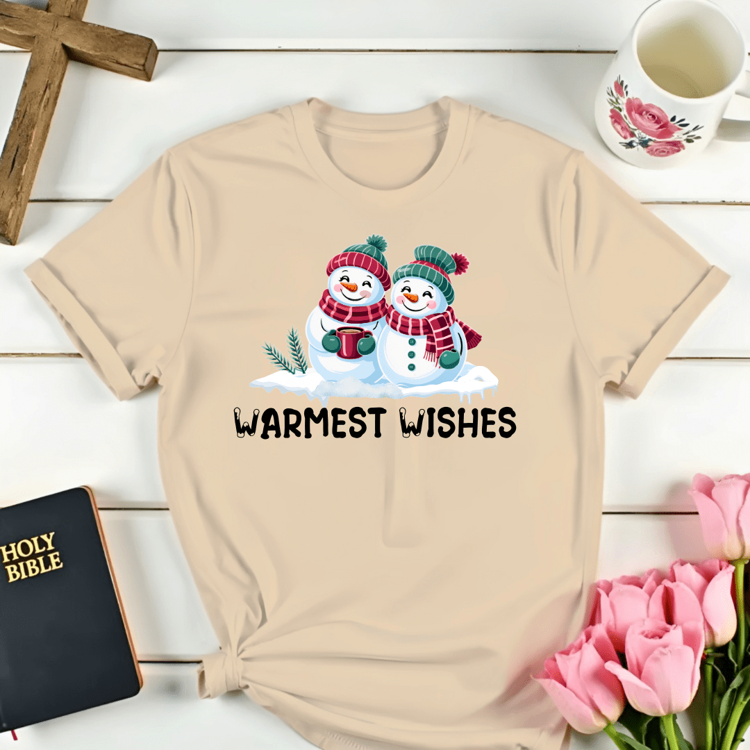 Warmest Wishes Snow-Couple T-Shirt