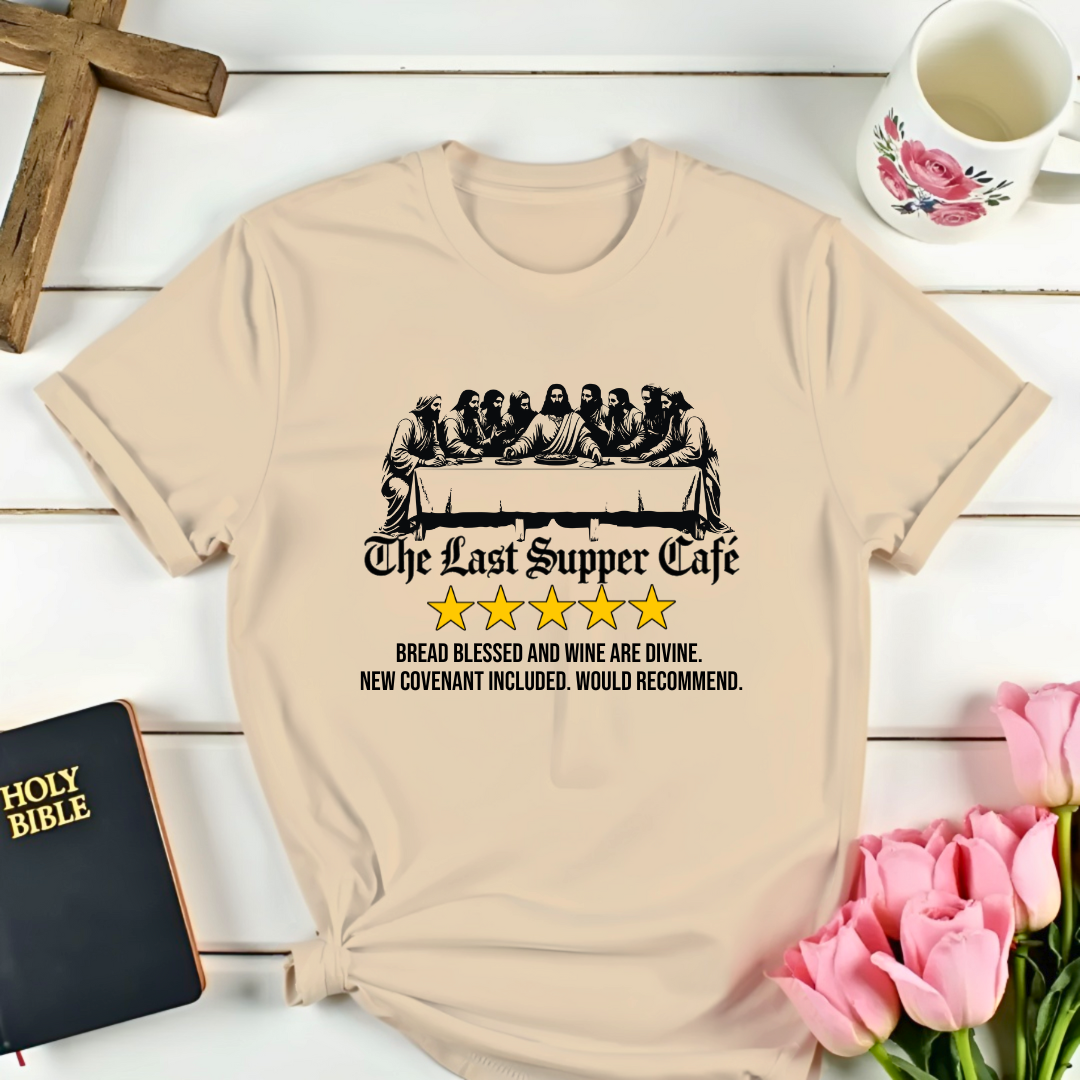 The Last Supper Cafe Review T-Shirt