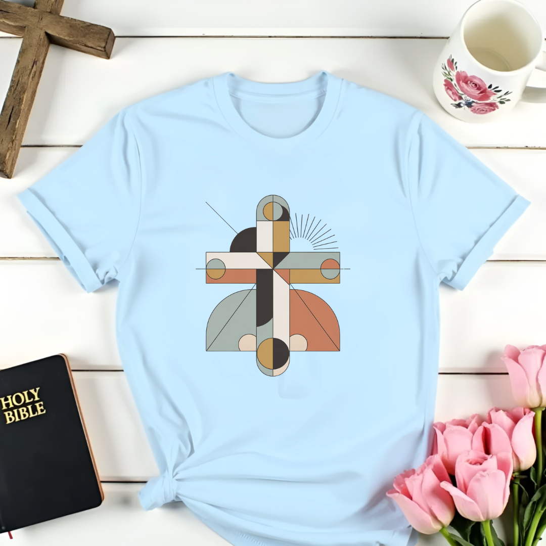 Geometric Cross T-Shirt