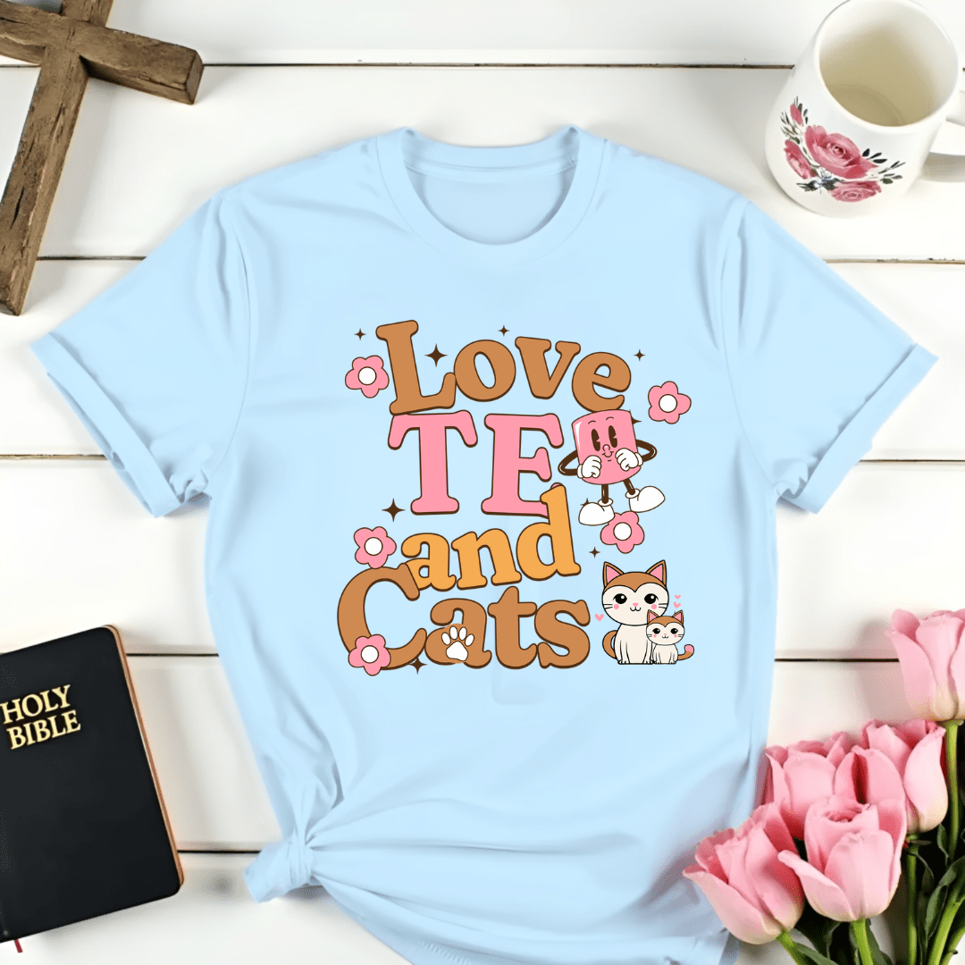 Love Tea & Cats T-Shirt