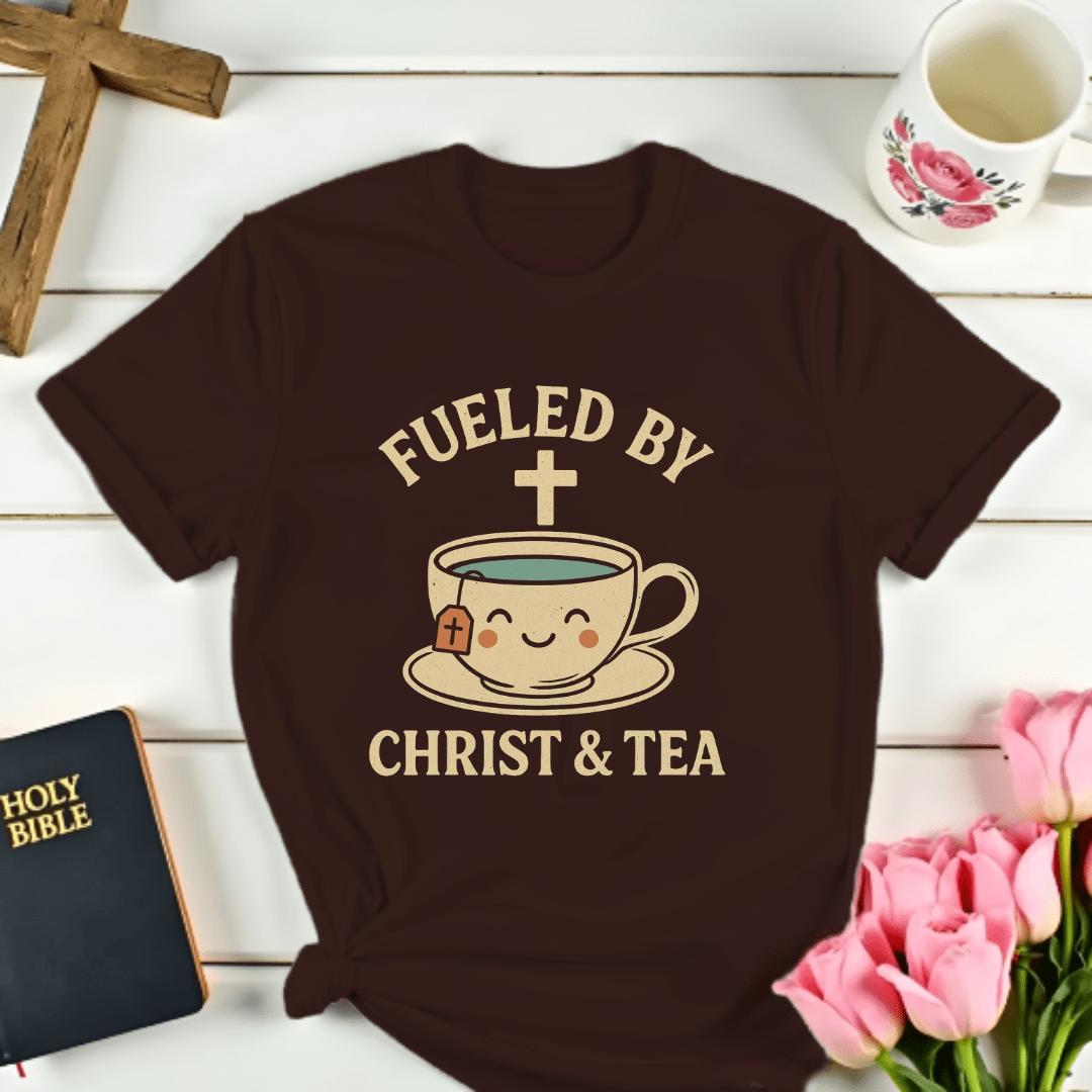 Fueled By Christ & Tea T-Shirt - Kozzy Co