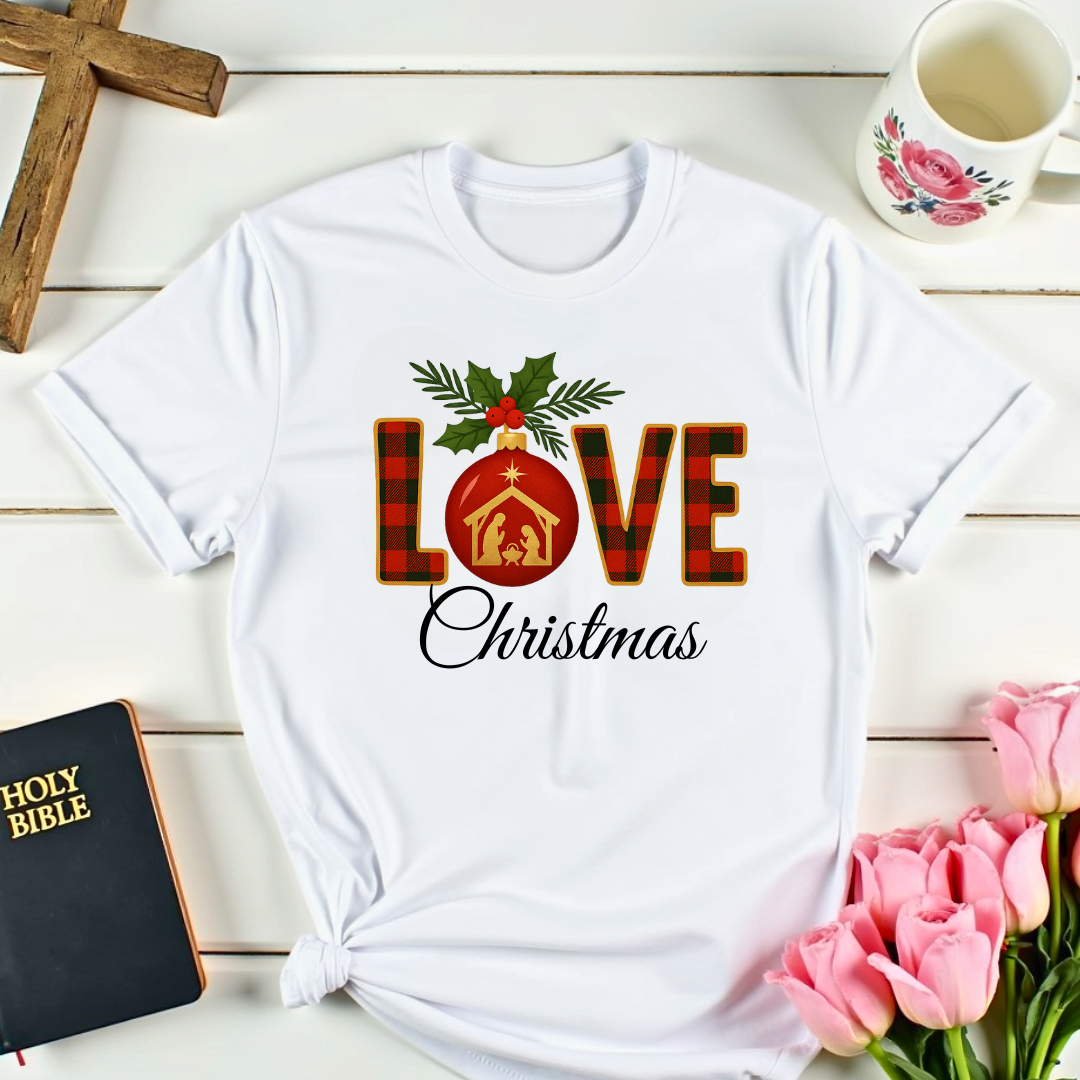 Love Christmas Nativity T-Shirt