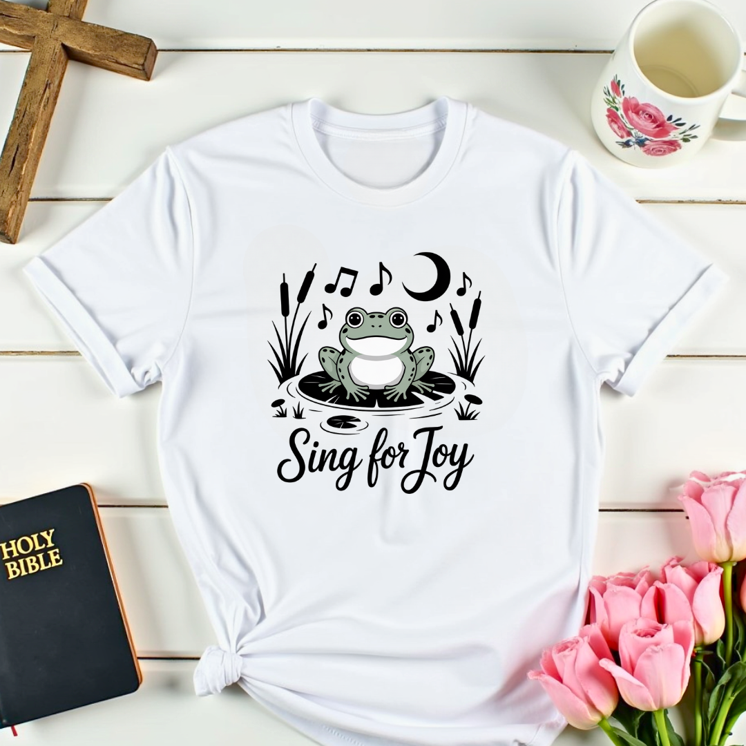 Sing For Joy Frog T-Shirt
