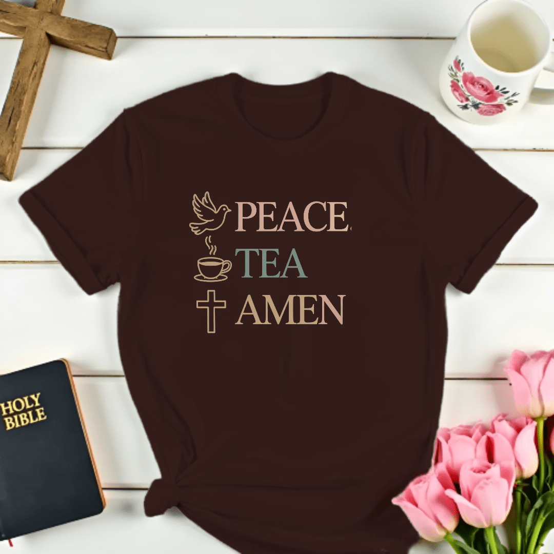 Peace Tea Amen Checklist T-Shirt