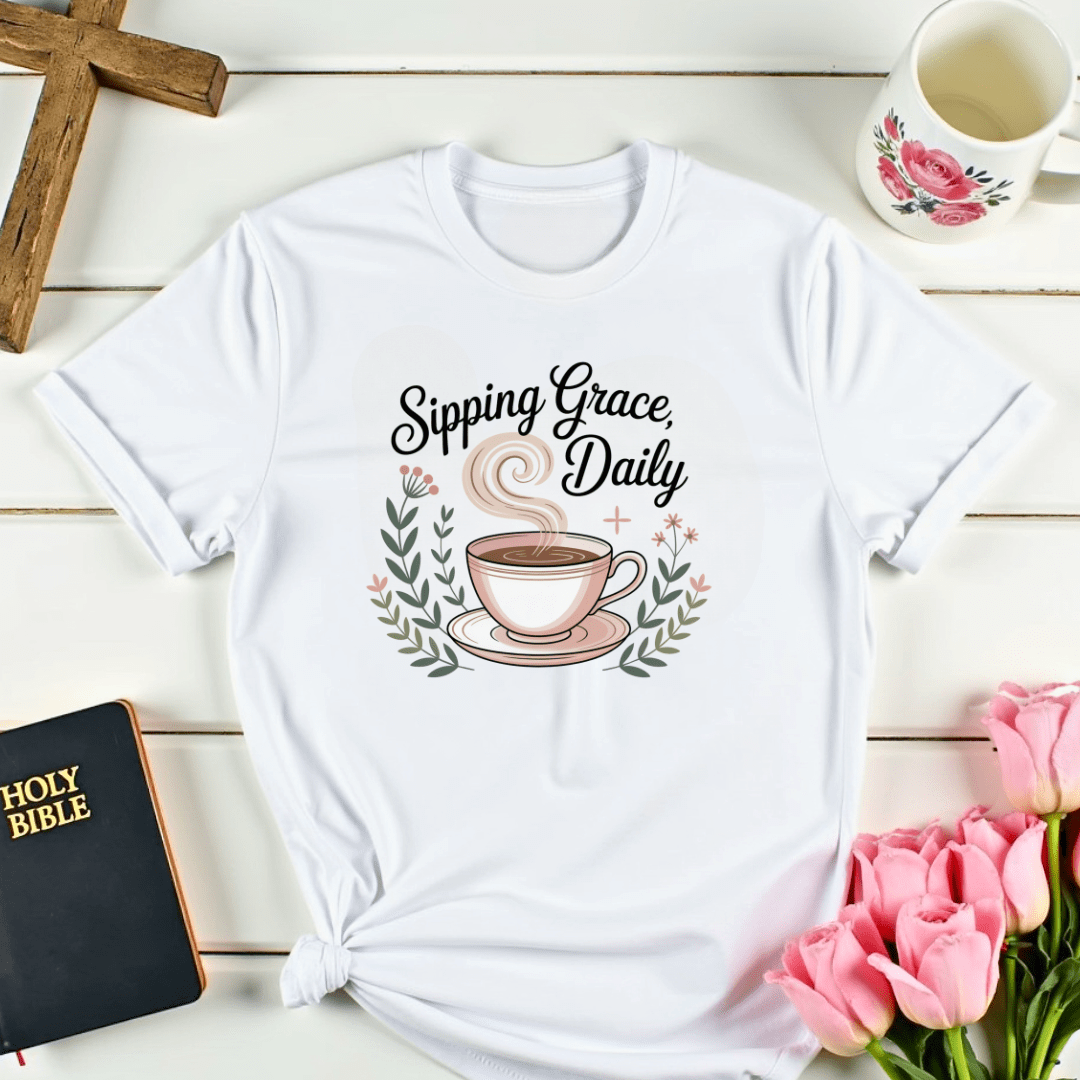 Sipping Grace Daily T-Shirt