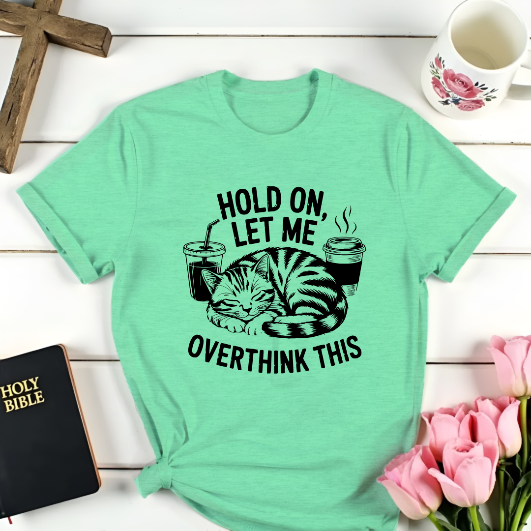 Overthinking Cat T-Shirt