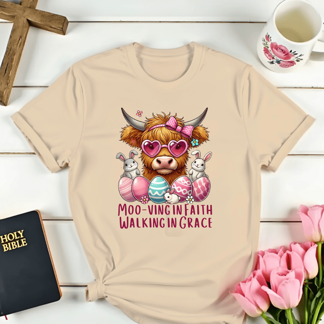 MOO-Ving In Faith T-Shirt