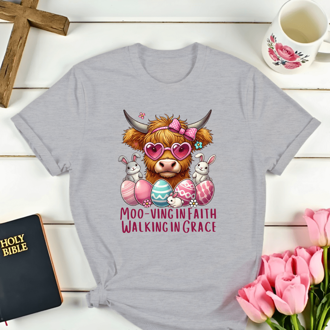 MOO-Ving In Faith T-Shirt