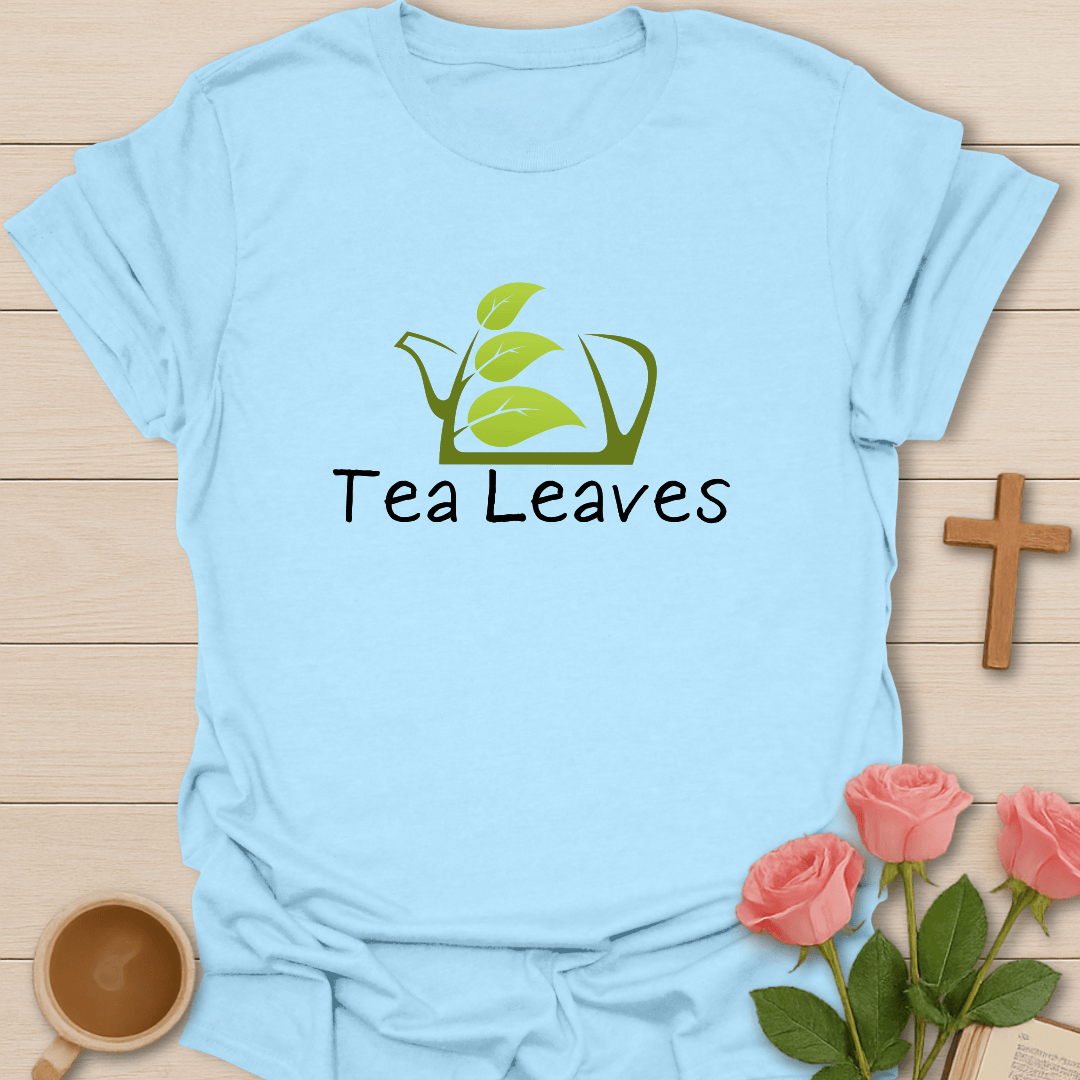 Tea Leaves T-Shirt - Kozzy Co Light Blue / S