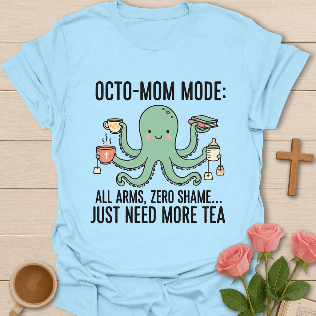 Octo-Mom Tea T-Shirt T-Shirt