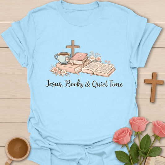 Jesus Books Quiet Time T-Shirt T-Shirt