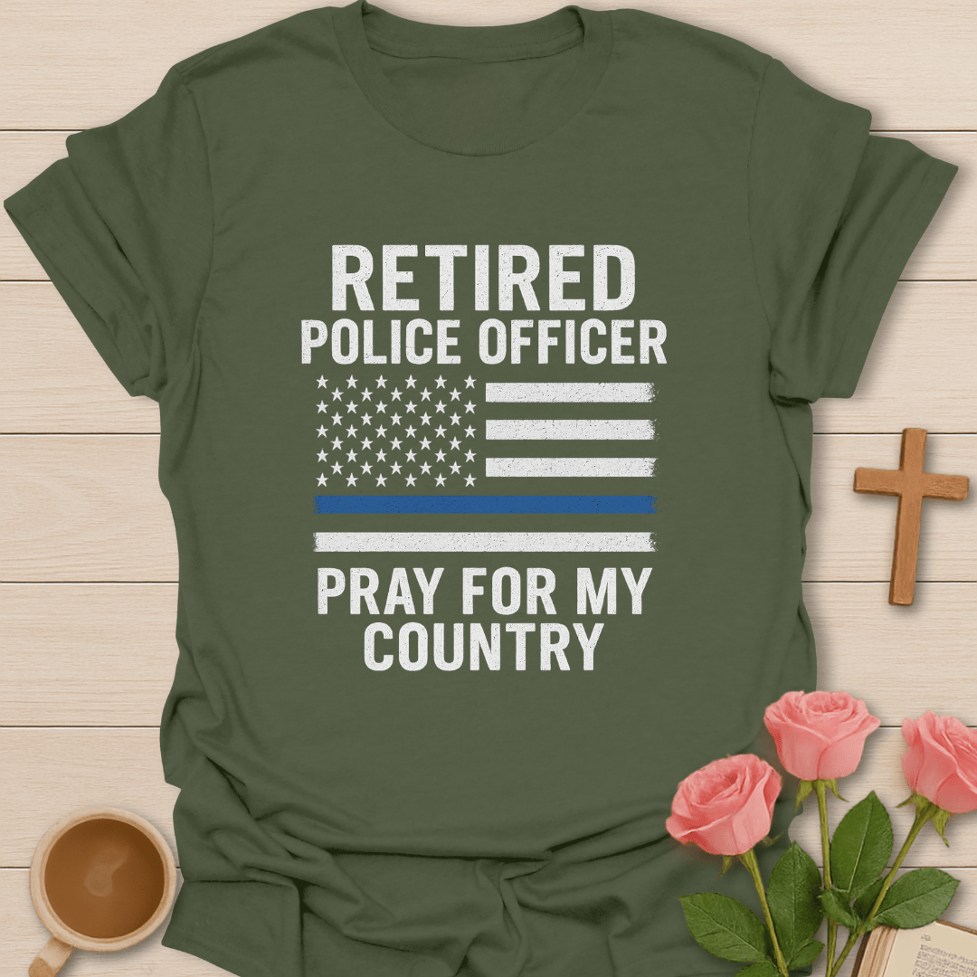 Retired Police Office T-Shirt