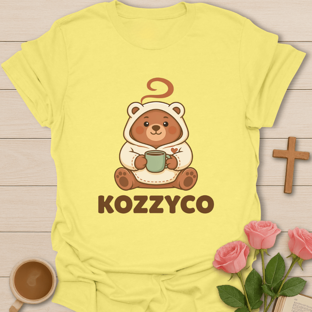 KozzyCo Tea Bear T-Shirt KozzyCo Christian and tea lover design