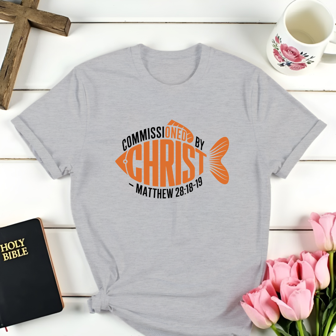 Commissioned By Christ Fish T-Shirt