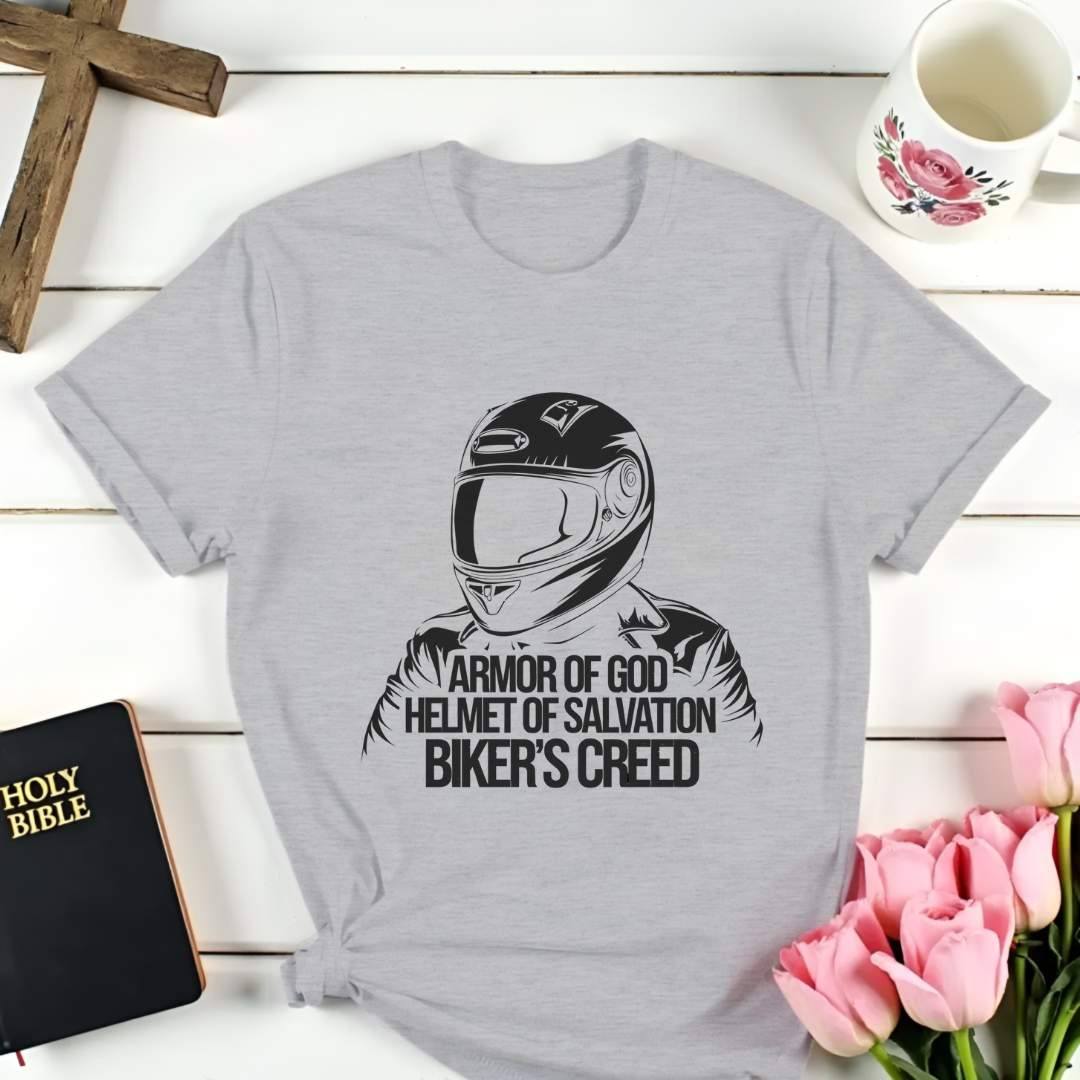 Biker Armor Of God T-Shirt