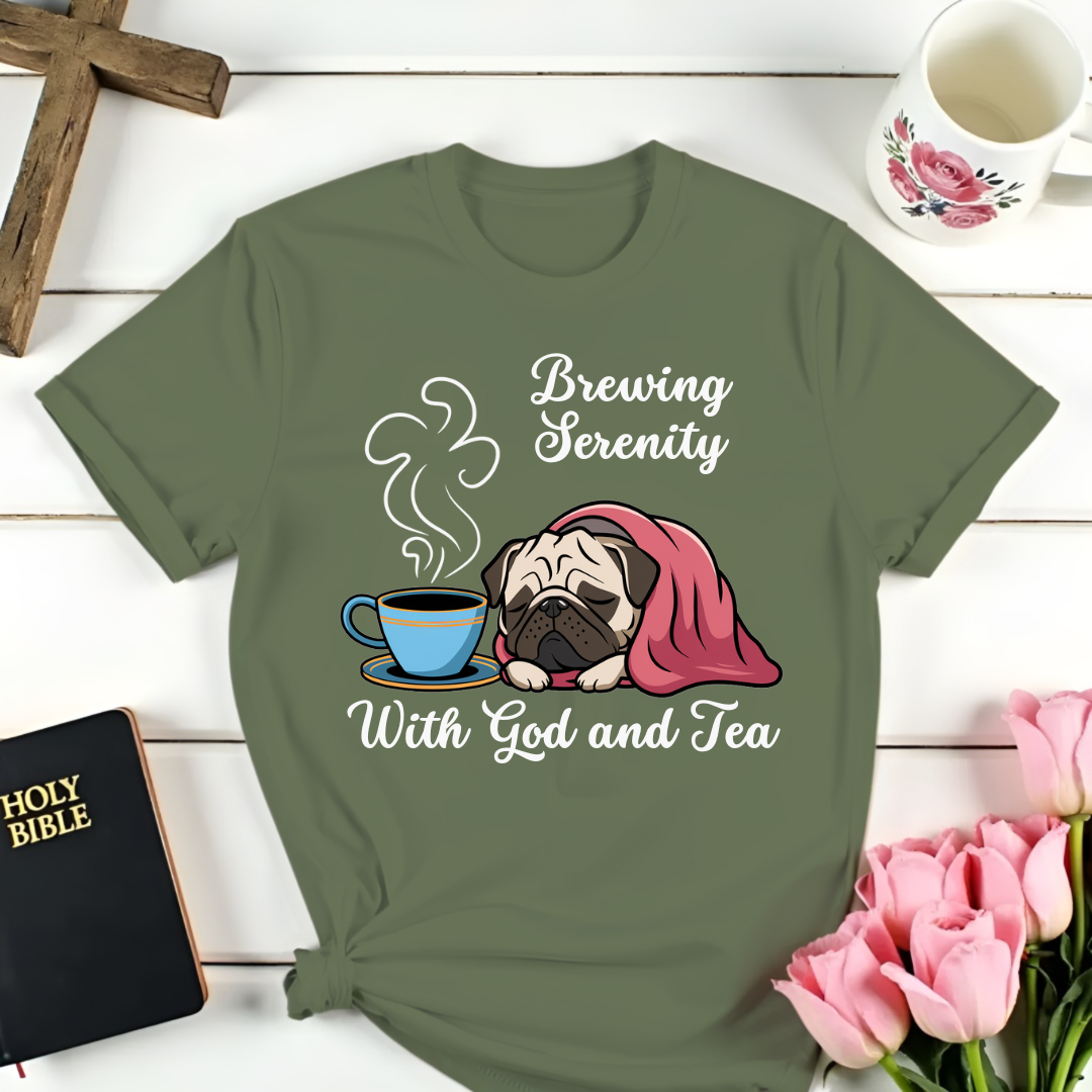 Brewing Serenity Dog T-Shirt