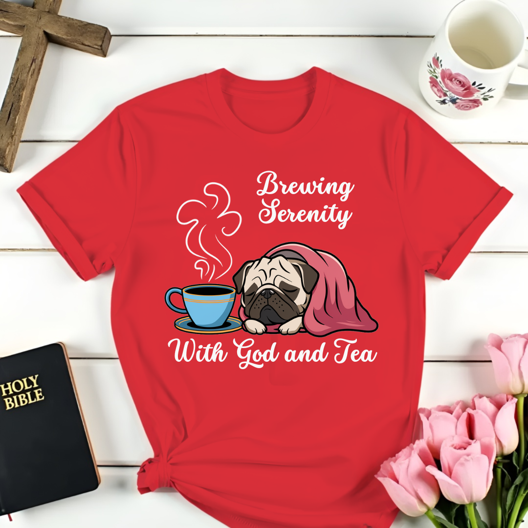 Brewing Serenity Dog T-Shirt