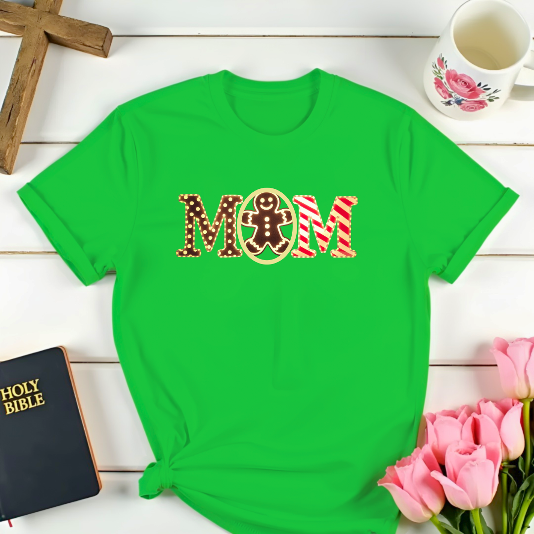 Gingerbread Mom Christmas T-Shirt