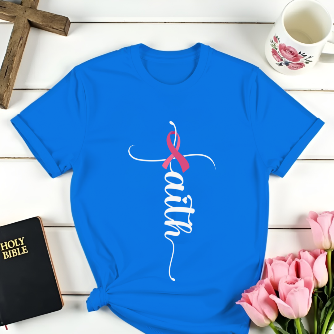 Faith Pink Ribbon T-Shirt