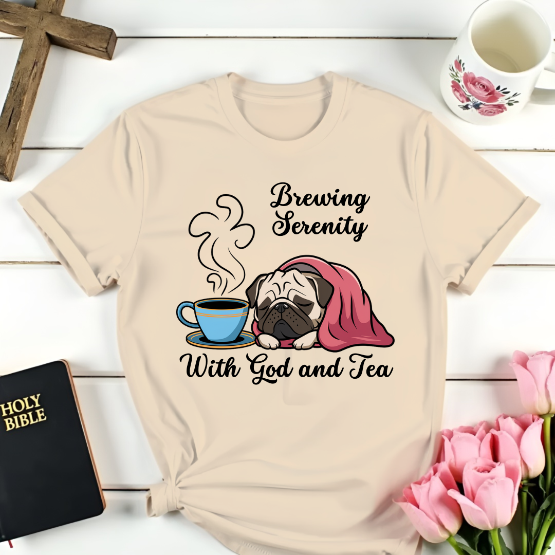 Brewing Serenity Dog T-Shirt