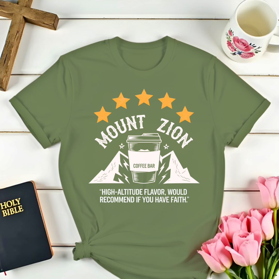Mount Zion 5 Star Review T-Shirt