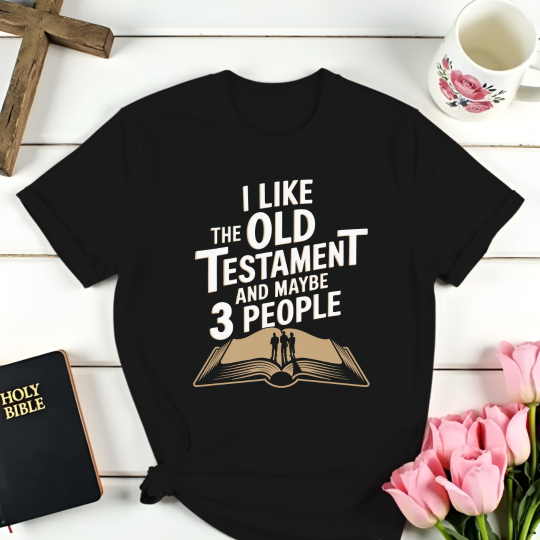 Old Testament and 3 People T-Shirt