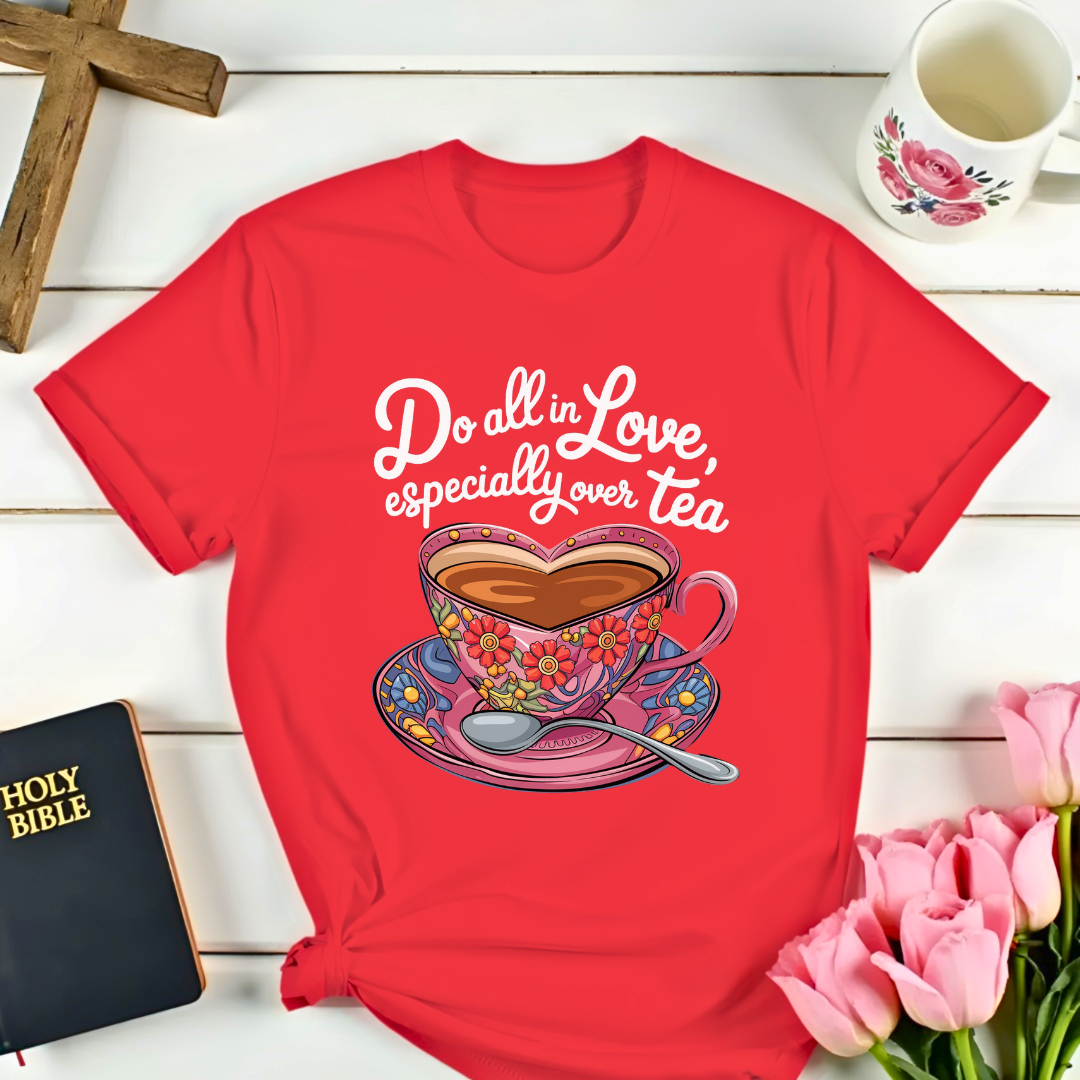 1 Corinthians 16:14 Tea T-Shirt