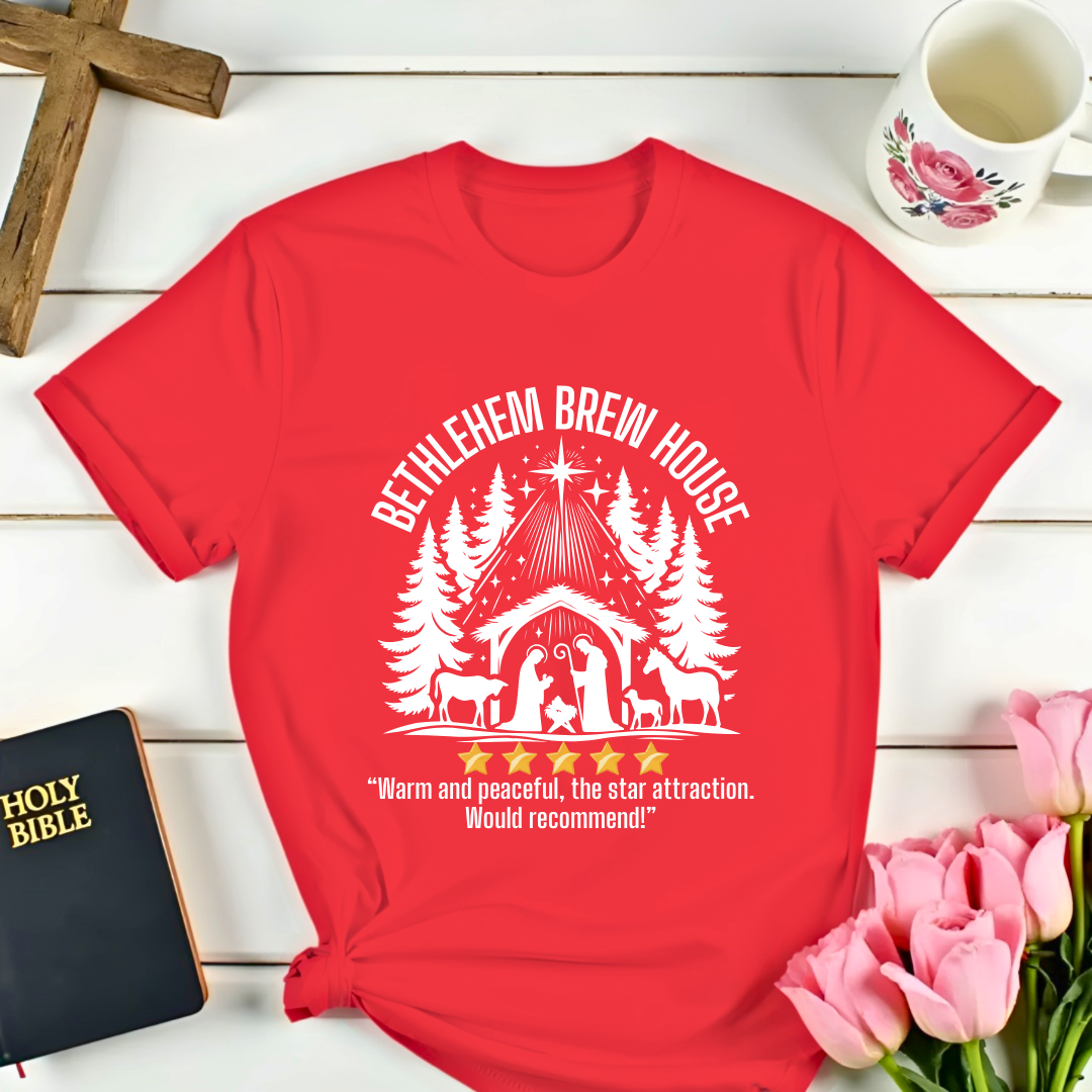 Bethlehem Brew House 5 Star Review T-Shirt